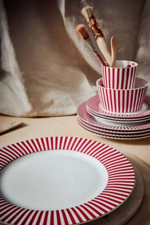 Royal Stripes Dinerbord Donker 26.5Cm