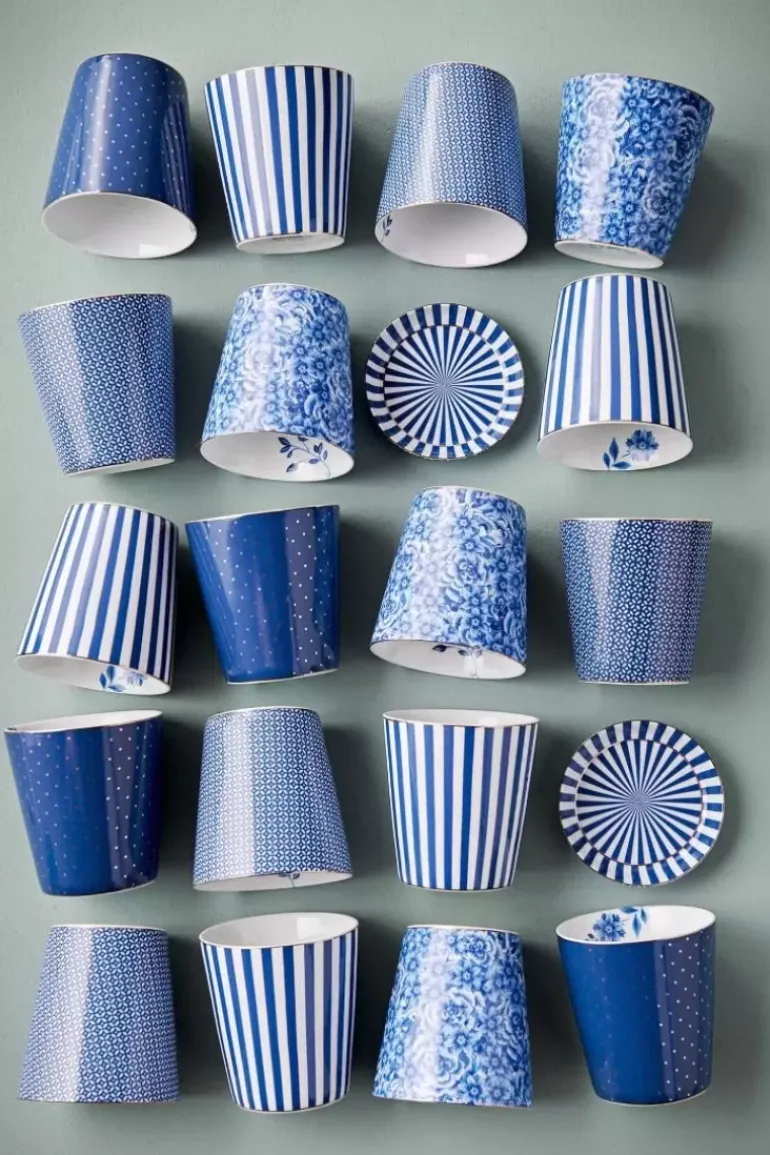 Royal Stripes Mok Bloemen & Theetip