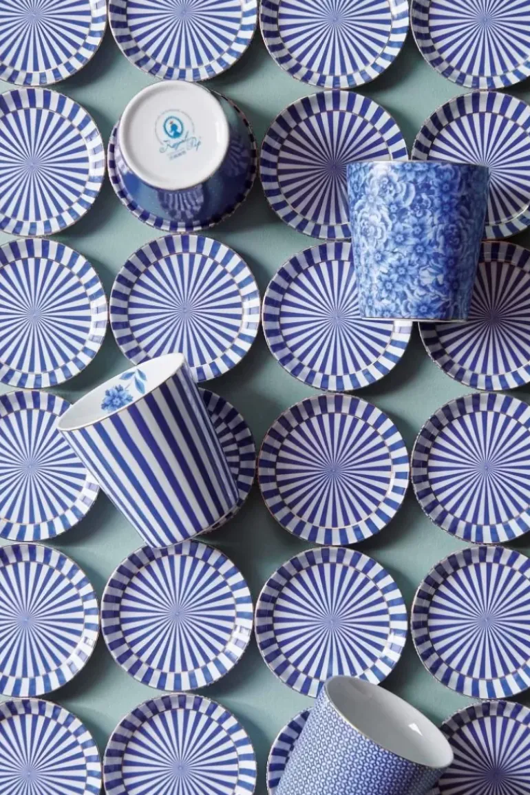 Royal Stripes Mok Bloemen & Theetip