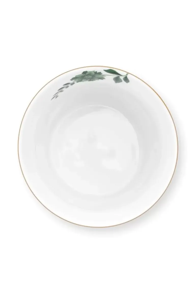 Royal Stripes Mok Stippen & Theetip Groen