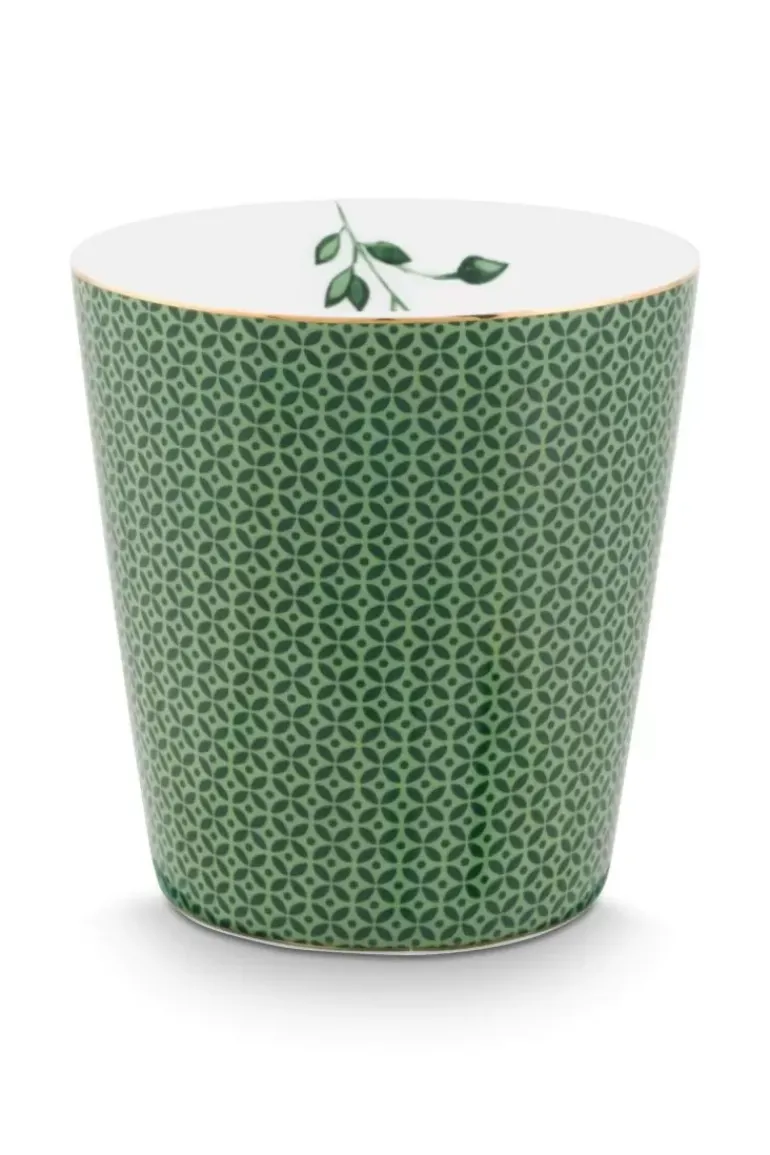 Royal Stripes Mok Tegels & Theetip Groen