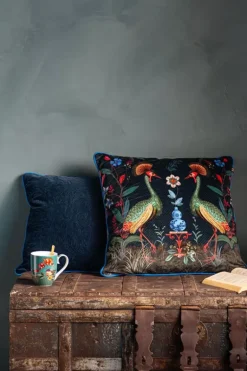 Sierkussen Quilted Donkerblauw