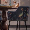 Stoel Flirting Birds Blauw