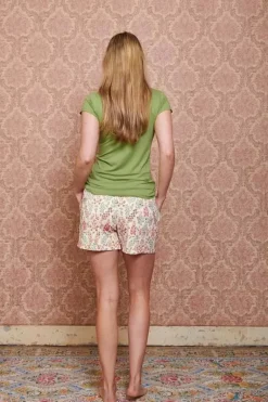 Top Korte Mouw Solid Licht