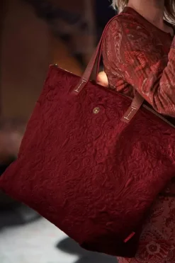 Tote Bag Velvet Quiltey Days