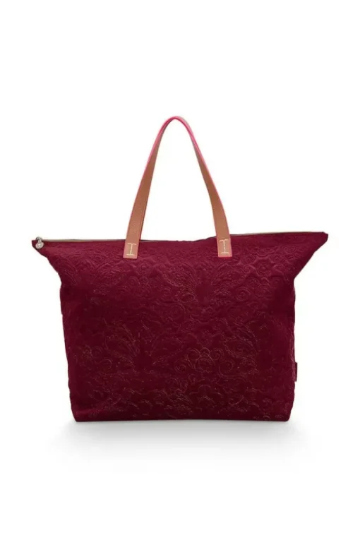 Tote Bag Velvet Quiltey Days