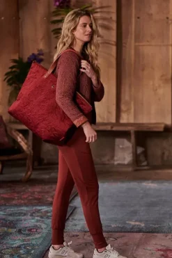 Tote Bag Velvet Quiltey Days
