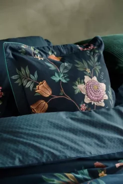 Vierkant Sierkussen Il Paradiso Donkerblauw