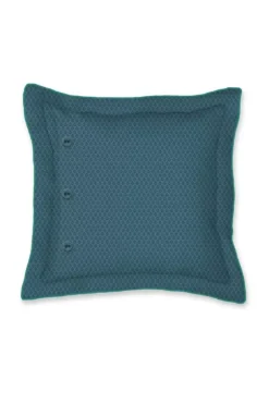 Vierkant Sierkussen Il Paradiso Donkerblauw