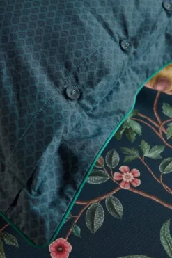 Vierkant Sierkussen Il Paradiso Donkerblauw