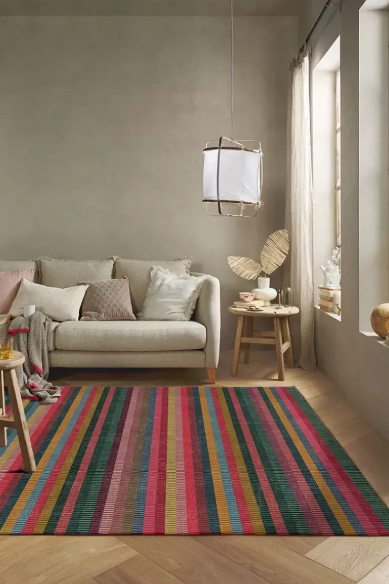 Vloerkleed Jacquard Stripes By Pip Multi