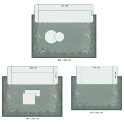 Vloerkleed Jolie By Pip /Groen