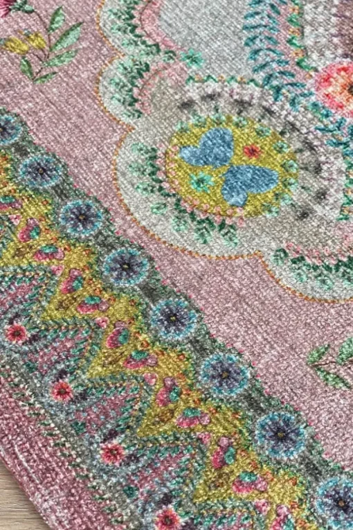 Vloerkleed Loper Majorelle By Pip Pastel Roze