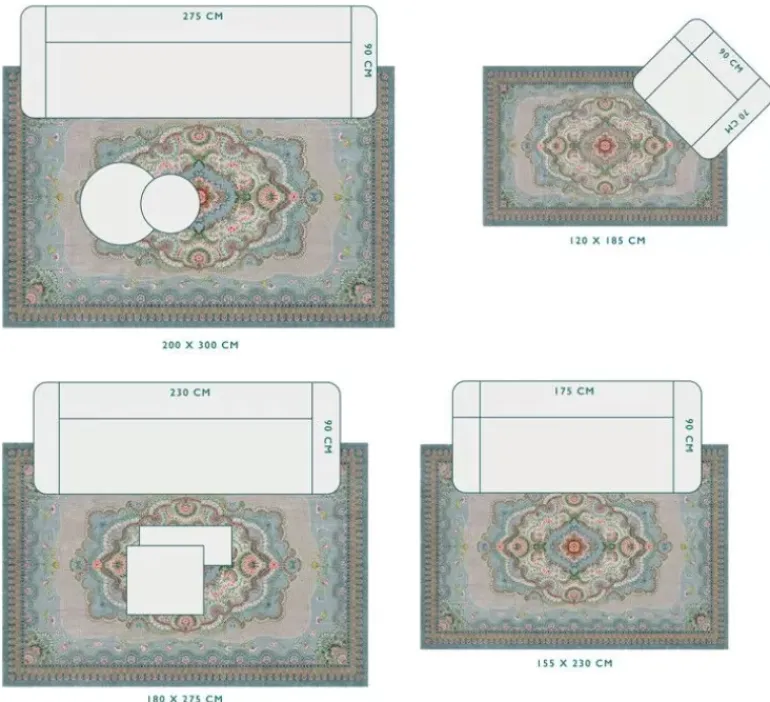 Vloerkleed Majorelle By Pip Pastel