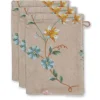 Washandje Set/3 Les Fleurs 16X22 Cm