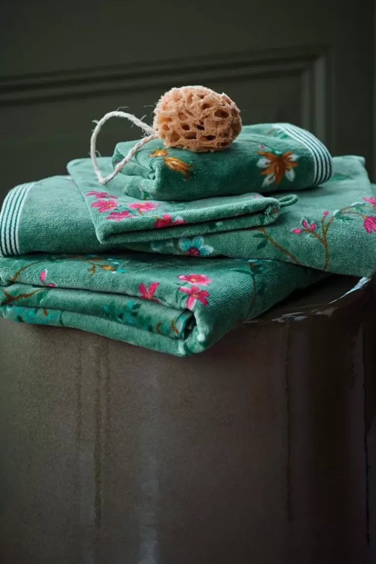 Washandje Set/3 Les Fleurs 16X22 Cm