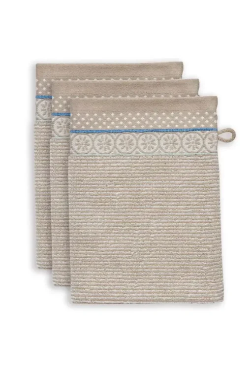 Washandje Set/3 Soft Zellige 16X22 Cm