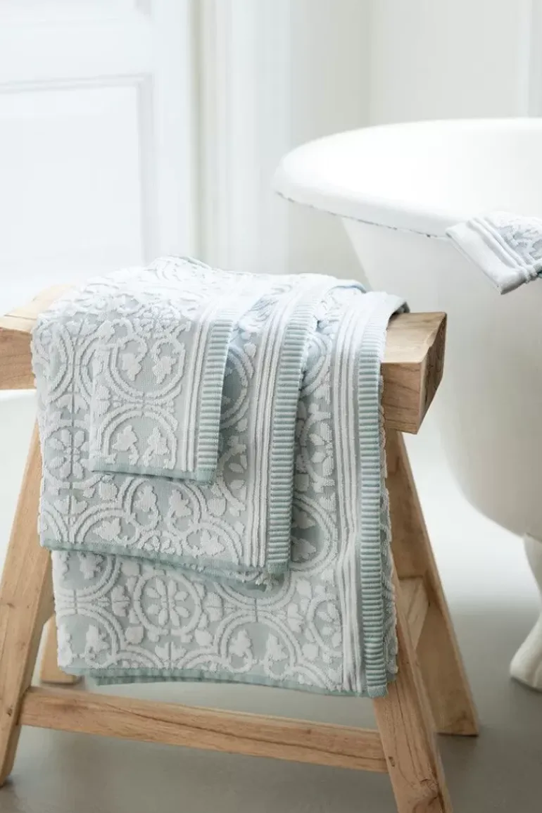 Washandje Set/3 Tile De Pip Licht 16X22 Cm