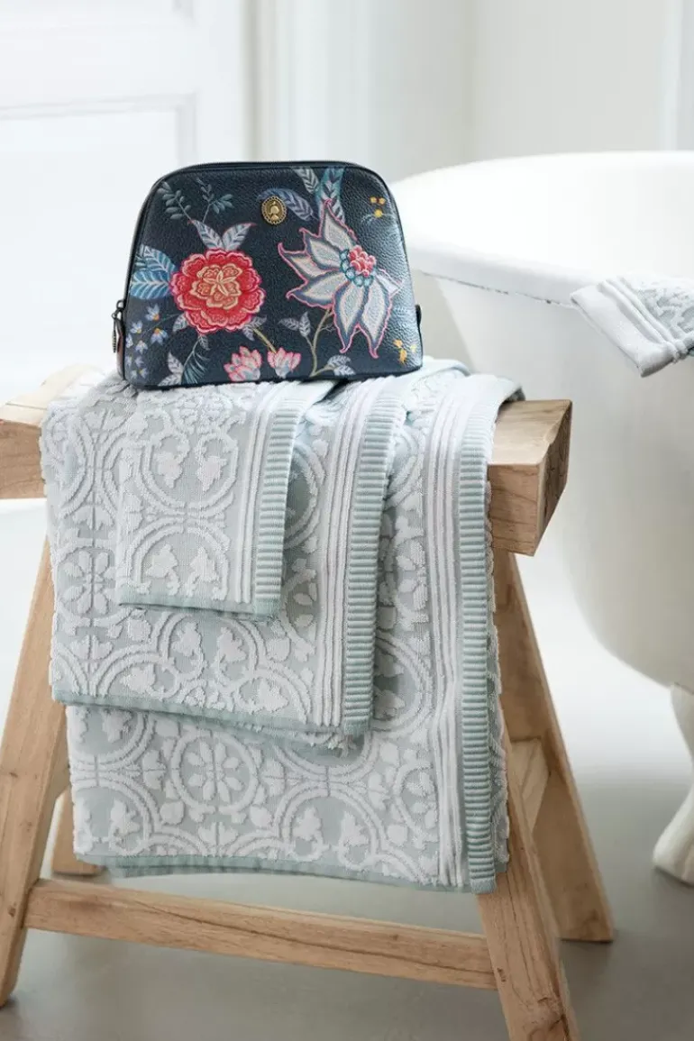 Washandje Set/3 Tile De Pip Licht 16X22 Cm