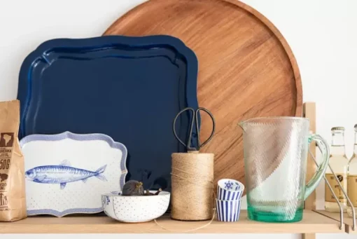 Waterkan Gedraaid Blauw