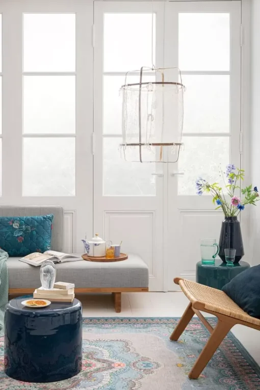 Waterkan Gedraaid Blauw