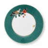 Winter Wonderland Gebaksbord Groen 17 Cm