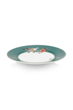 Winter Wonderland Gebaksbord Groen 17 Cm