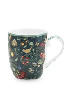 Winter Wonderland Mok Klein Donkerblauw