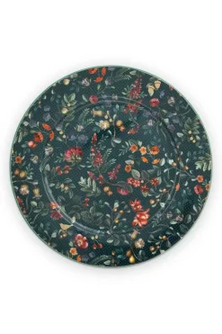 Winter Wonderland Onderbord Donkerblauw 32 Cm