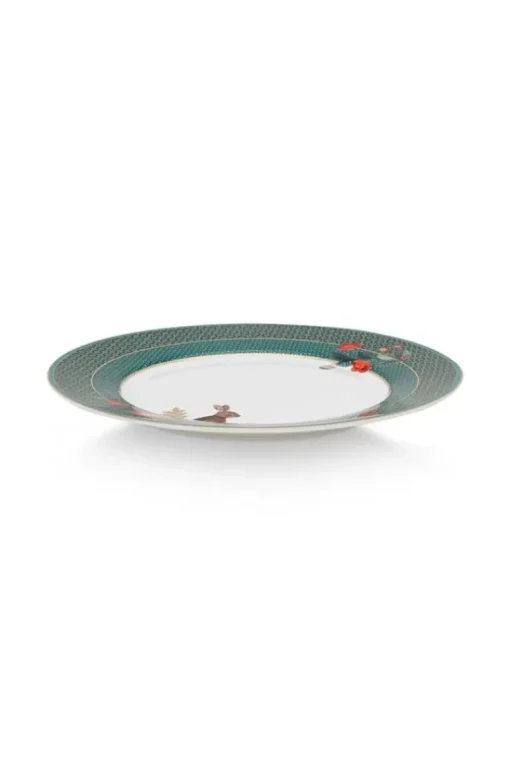 Winter Wonderland Ontbijtbord Groen 21Cm