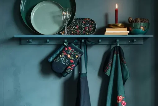 Winter Wonderland Ovenwant Donkerblauw